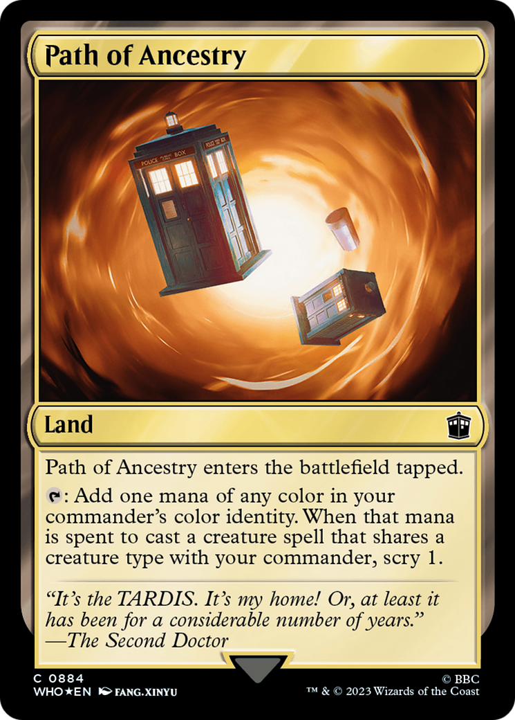 Path of Ancestry (Surge Foil) [Doctor Who] - The Mythic Store | 24h Order Processing