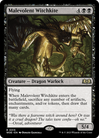 Malevolent Witchkite [Wilds of Eldraine] - The Mythic Store | 24h Order Processing