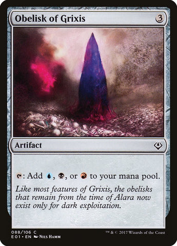 Obelisk of Grixis [Archenemy: Nicol Bolas] - The Mythic Store | 24h Order Processing