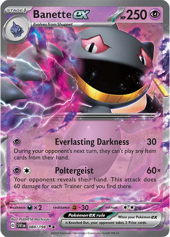 Banette ex (088/198) [Scarlet & Violet: Base Set] - The Mythic Store | 24h Order Processing