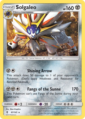 Solgaleo (87/145) (Theme Deck Exclusive) [Sun & Moon: Guardians Rising] - The Mythic Store | 24h Order Processing