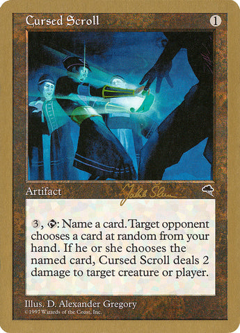Cursed Scroll (Jakub Slemr) [World Championship Decks 1999] - The Mythic Store | 24h Order Processing
