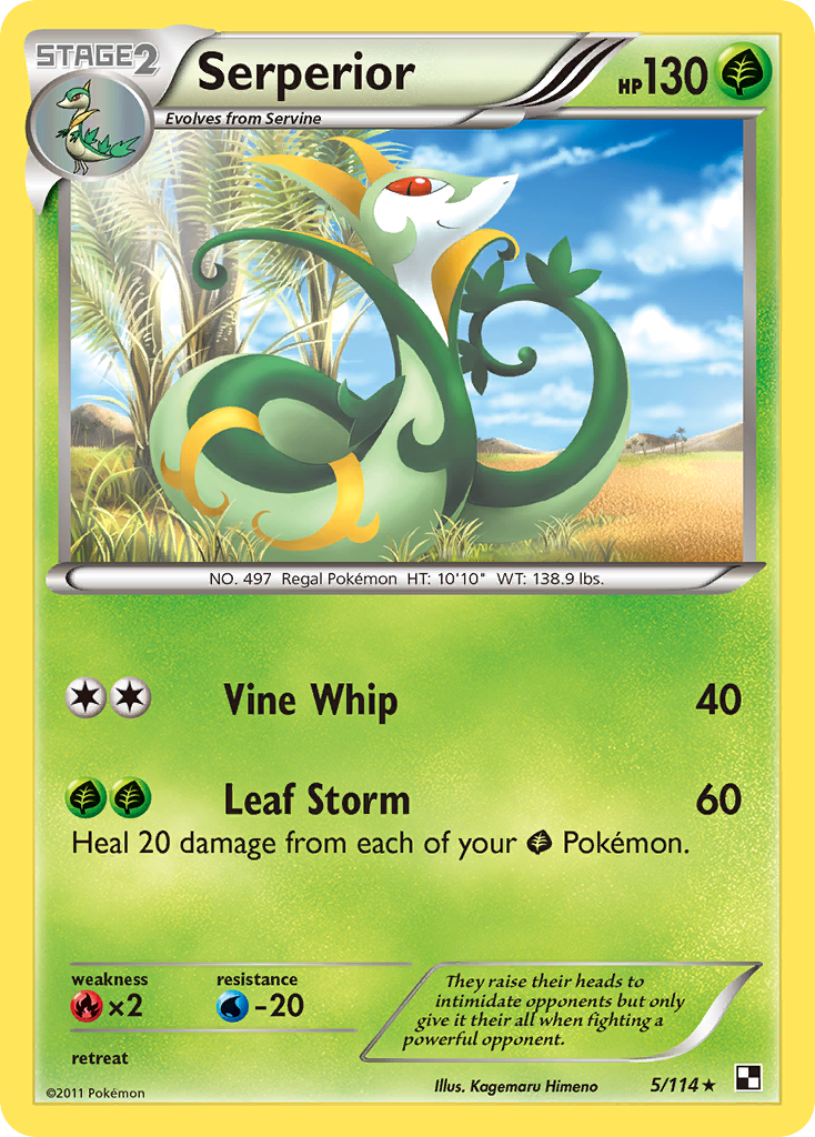 Serperior (5/114) [Black & White: Base Set] - The Mythic Store | 24h Order Processing