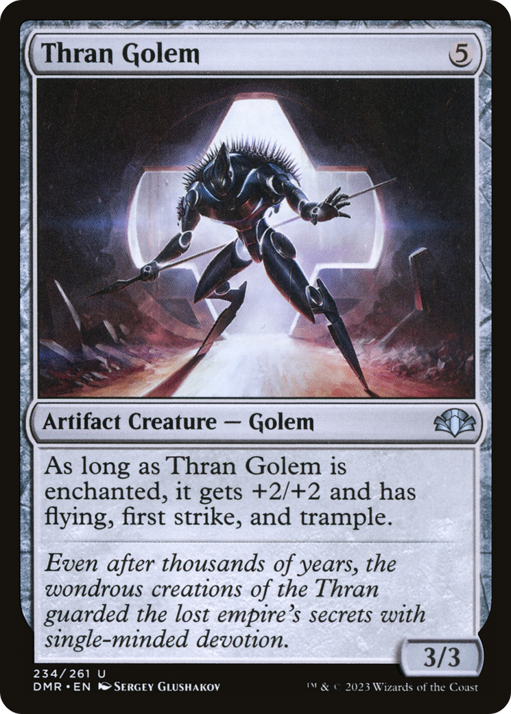 Thran Golem [Dominaria Remastered] - The Mythic Store | 24h Order Processing