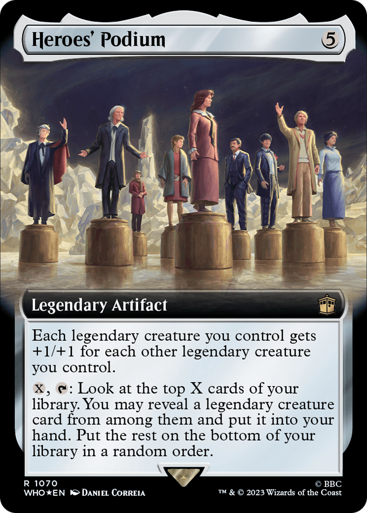 Heroes' Podium (Extended Art) (Surge Foil) [Doctor Who] - The Mythic Store | 24h Order Processing