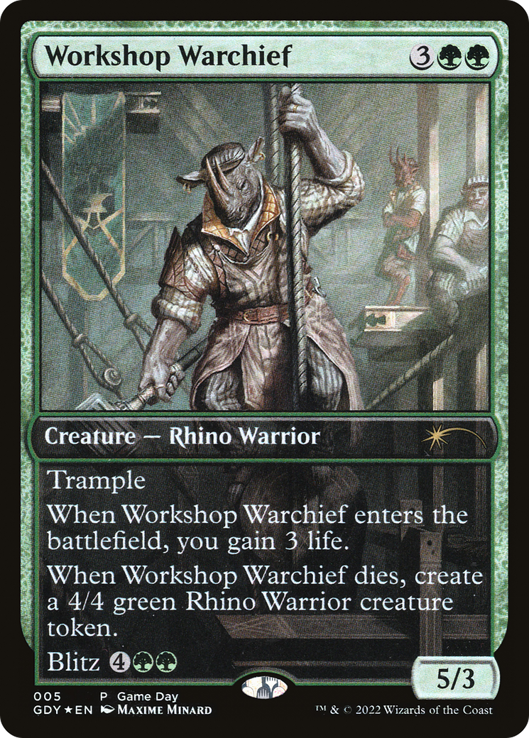 Workshop Warchief [Game Day 2022] - The Mythic Store | 24h Order Processing