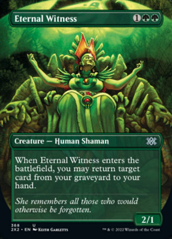 Eternal Witness (Borderless Alternate Art) [Double Masters 2022] - The Mythic Store | 24h Order Processing