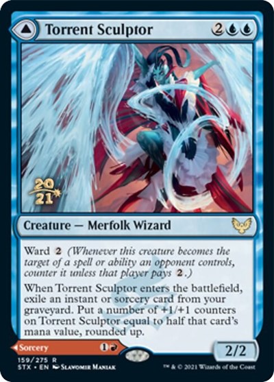 Torrent Sculptor // Flamethrower Sonata [Strixhaven: School of Mages Prerelease Promos] - The Mythic Store | 24h Order Processing