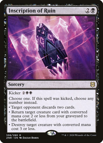 Inscription of Ruin [Zendikar Rising] - The Mythic Store | 24h Order Processing