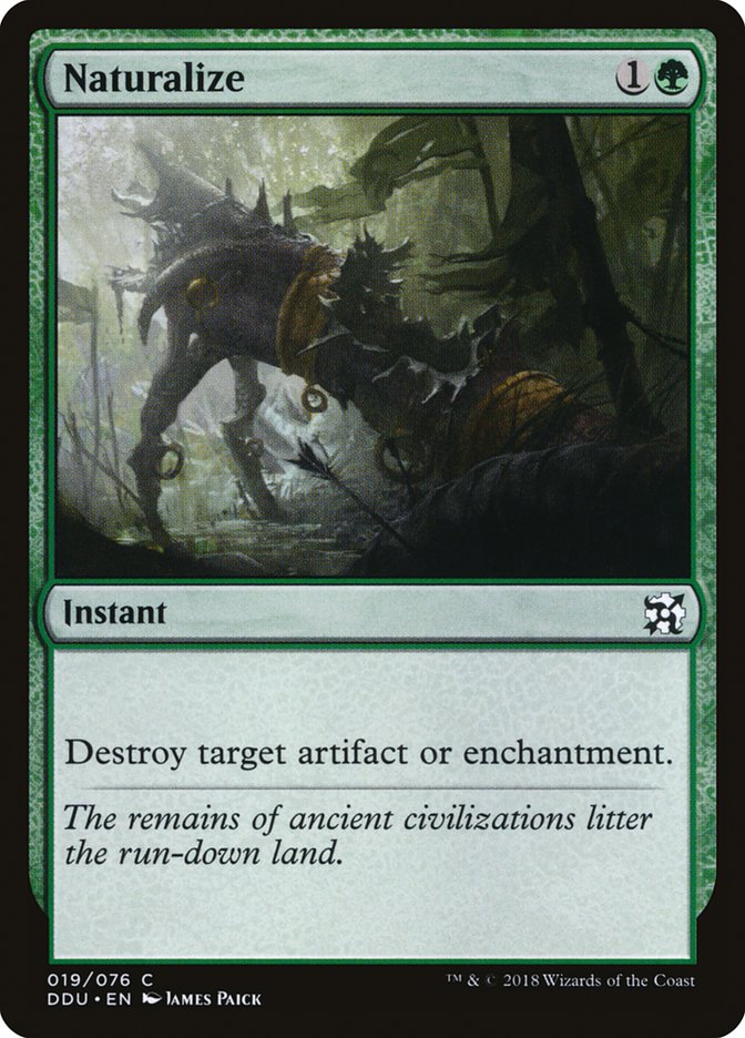 Naturalize [Duel Decks: Elves vs. Inventors] - The Mythic Store | 24h Order Processing