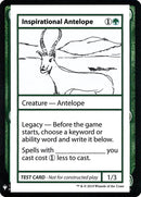 Inspirational Antelope [Mystery Booster Playtest Cards] - The Mythic Store | 24h Order Processing