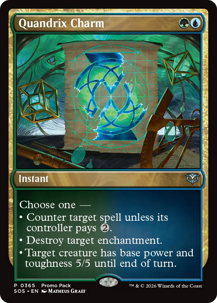 Quandrix Charm [Secrets of Strixhaven Promos] - The Mythic Store | 24h Order Processing