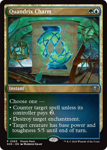 Quandrix Charm [Secrets of Strixhaven Promos] - The Mythic Store | 24h Order Processing