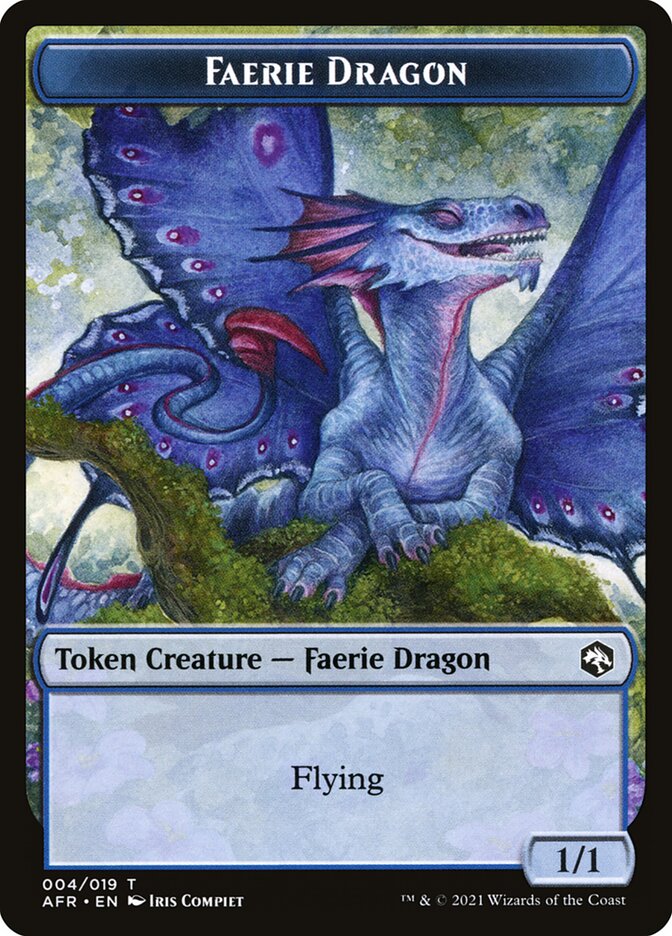 Treasure // Faerie Dragon Double-Sided Token [Dungeons & Dragons: Adventures in the Forgotten Realms Tokens] - The Mythic Store | 24h Order Processing
