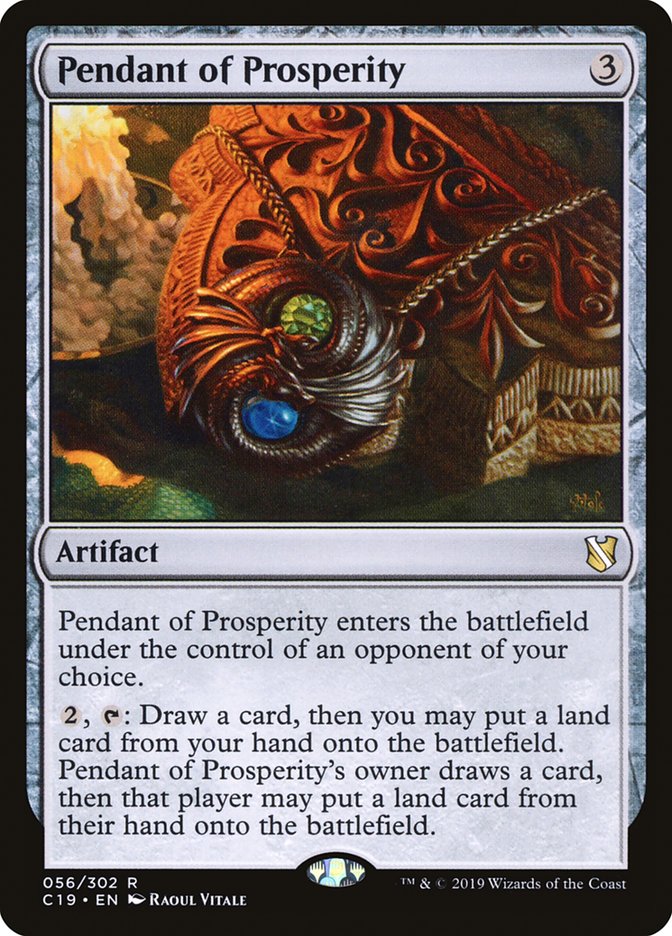 Pendant of Prosperity [Commander 2019] - The Mythic Store | 24h Order Processing