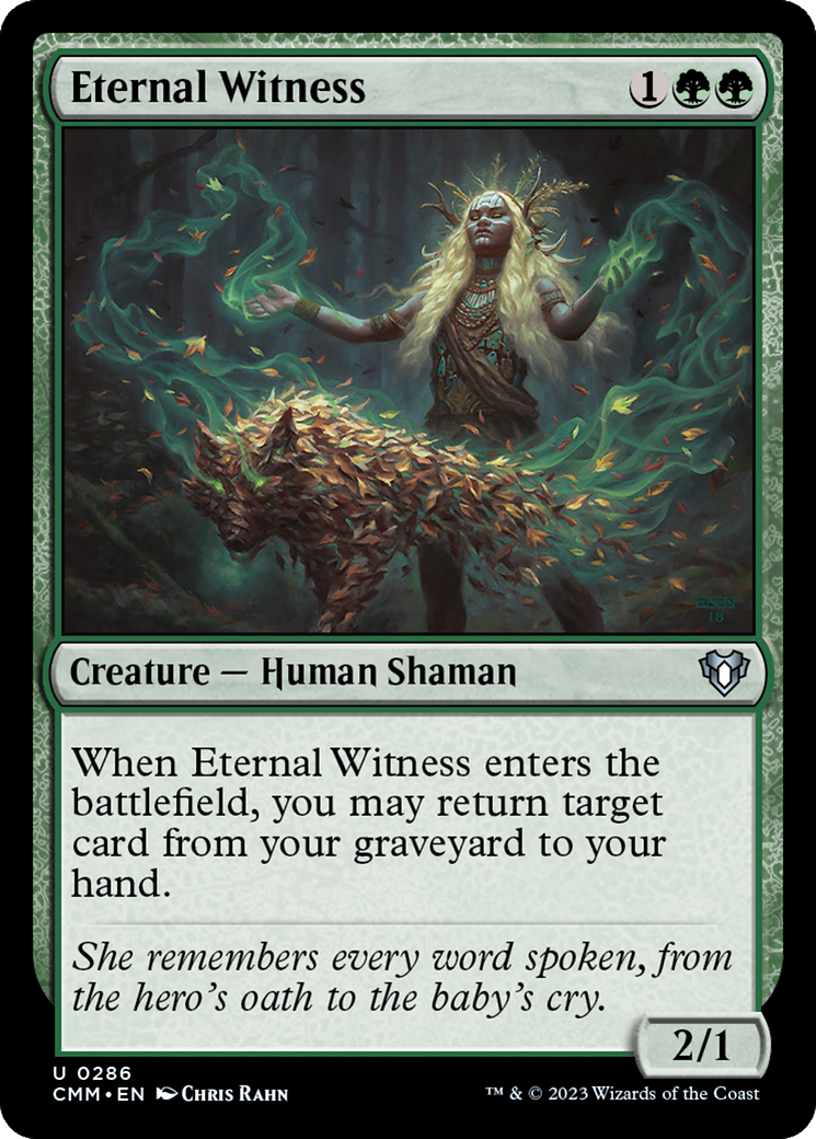 Eternal Witness [Commander Masters] - The Mythic Store | 24h Order Processing