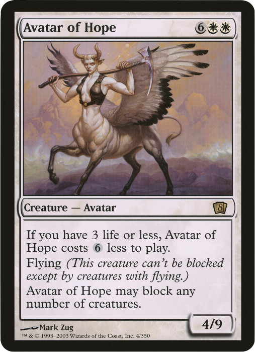 Avatar of Hope (Oversized) [Eighth Edition Box Topper] - The Mythic Store | 24h Order Processing