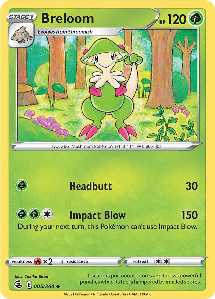 Breloom (005/264) [Sword & Shield: Fusion Strike] - The Mythic Store | 24h Order Processing