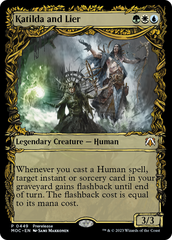 Katilda and Lier (Showcase Planar Booster Fun) [March of the Machine Commander Prerelease Promos] - The Mythic Store | 24h Order Processing