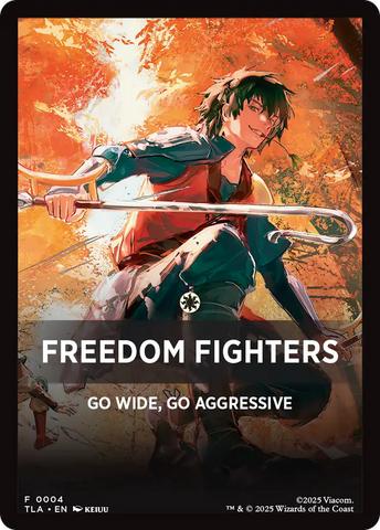 Freedom Fighters Theme Card [Avatar: The Last Airbender Tokens] - The Mythic Store | 24h Order Processing