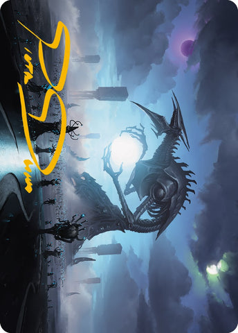 Blue Sun's Twilight Art Card (Gold-Stamped Signature) [Phyrexia: All Will Be One Art Series] - The Mythic Store | 24h Order Processing