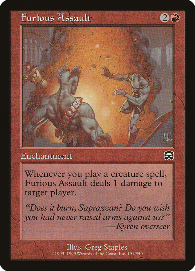 Furious Assault [Mercadian Masques] - The Mythic Store | 24h Order Processing