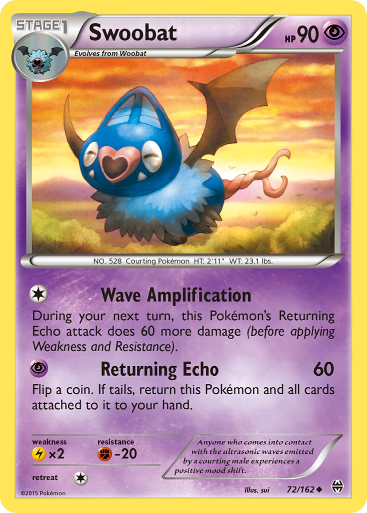 Swoobat (72/162) [XY: BREAKthrough] - The Mythic Store | 24h Order Processing