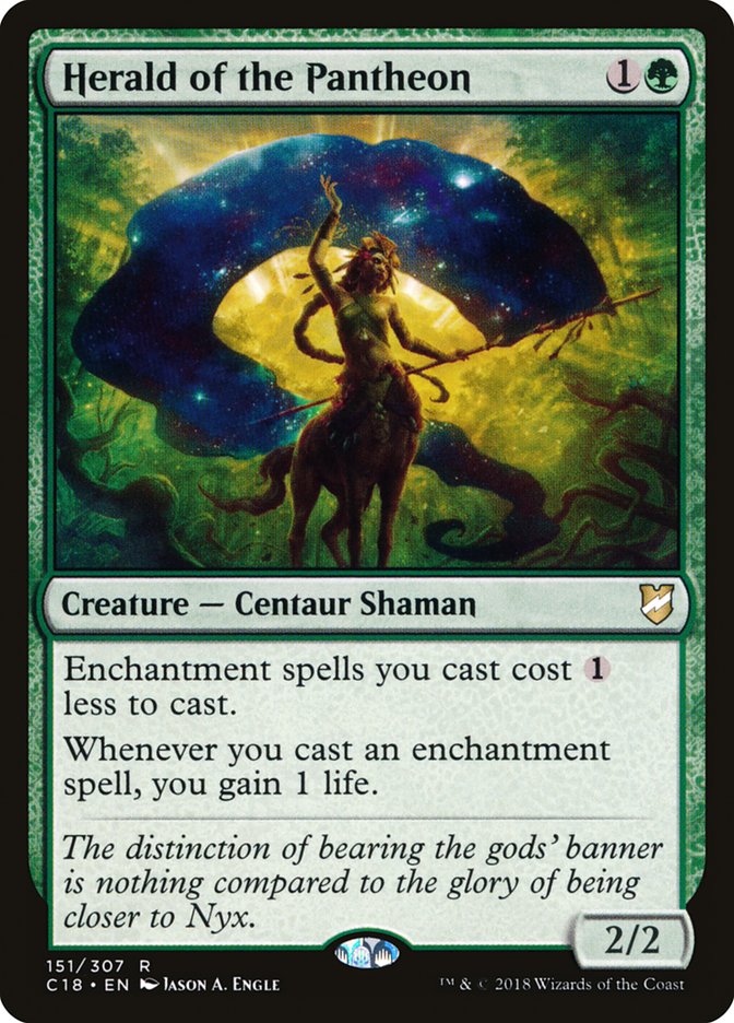 Herald of the Pantheon [Commander 2018] - The Mythic Store | 24h Order Processing