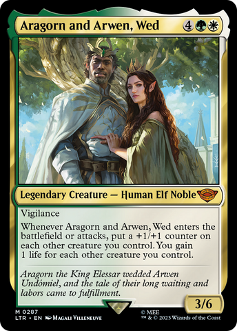 Aragorn and Arwen, Wed [The Lord of the Rings: Tales of Middle-Earth] - The Mythic Store | 24h Order Processing