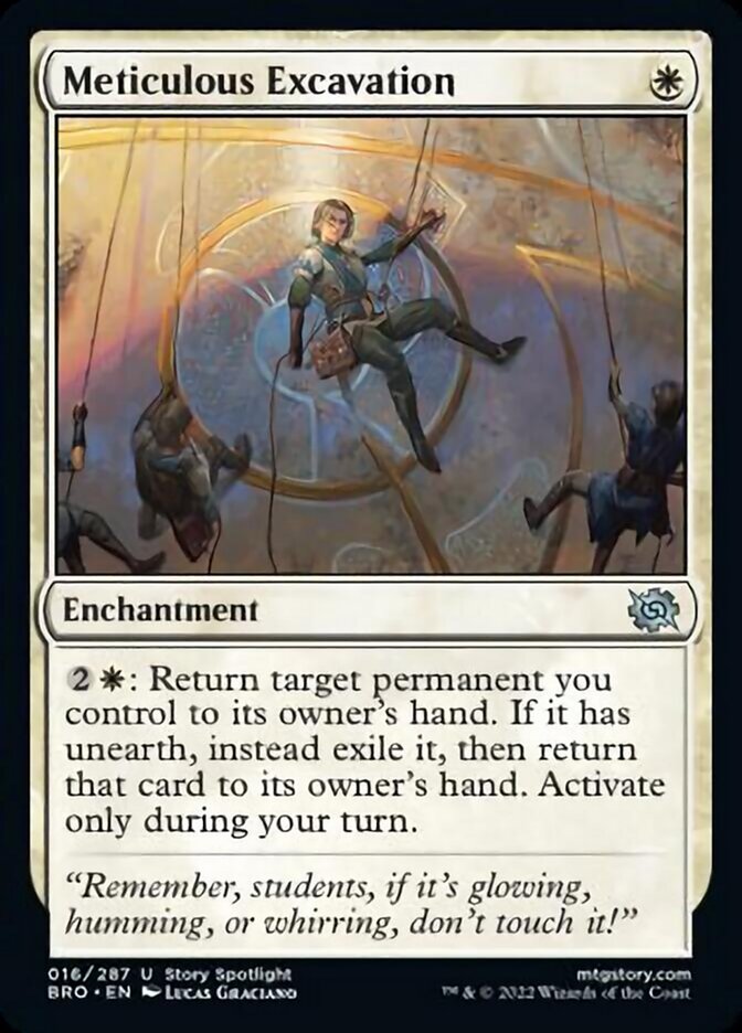 Meticulous Excavation [The Brothers' War] - The Mythic Store | 24h Order Processing