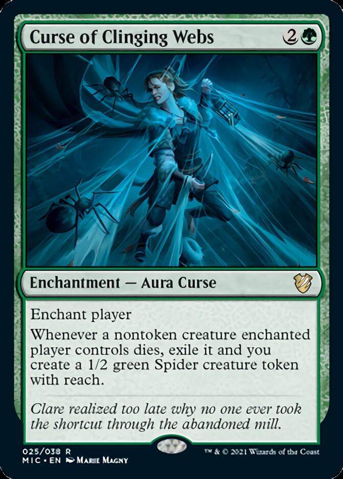 Curse of Clinging Webs [Innistrad: Midnight Hunt Commander] - The Mythic Store | 24h Order Processing