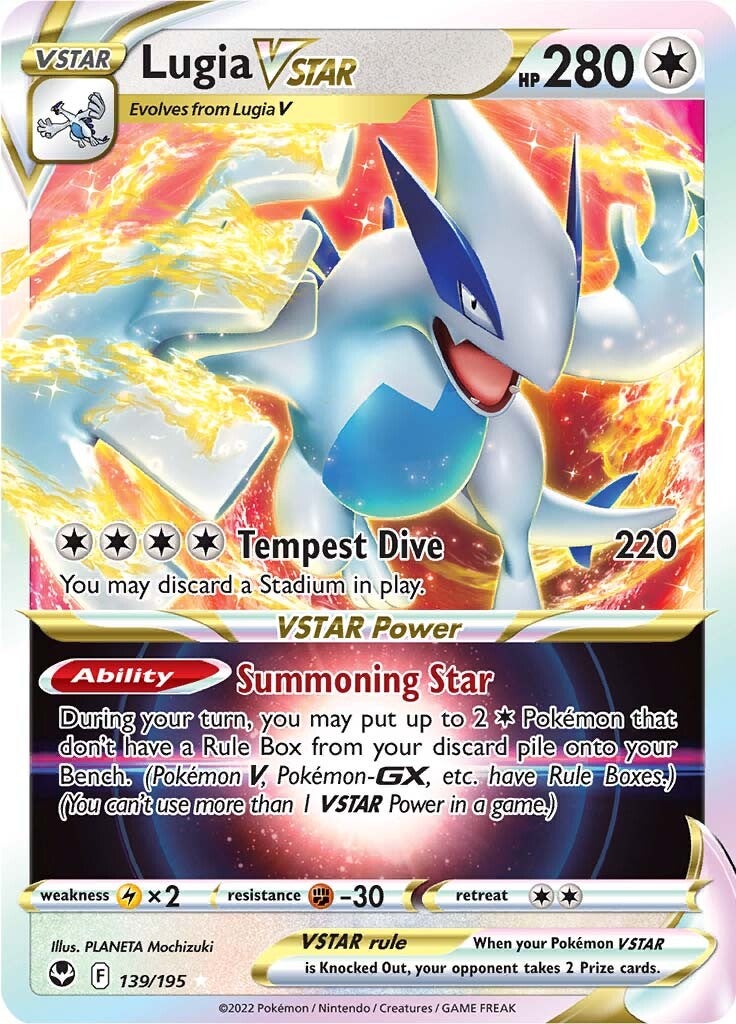 Lugia VSTAR (139/195) [Sword & Shield: Silver Tempest] - The Mythic Store | 24h Order Processing