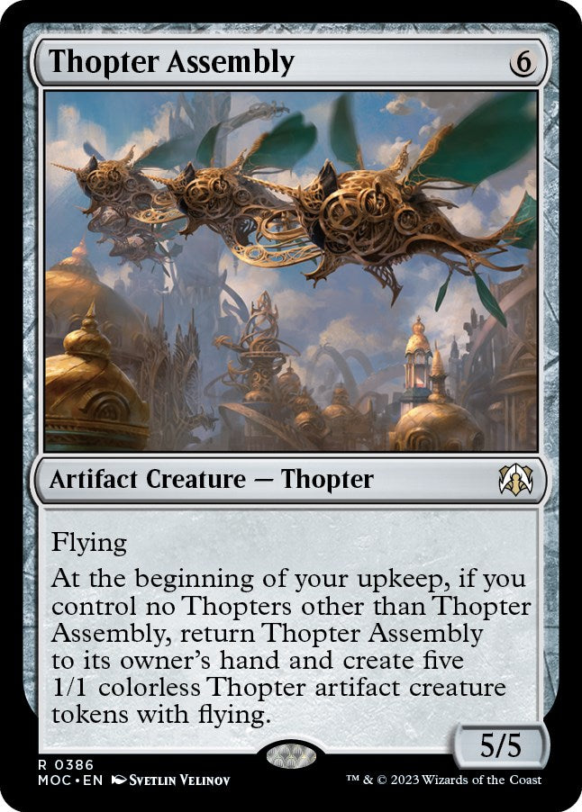 Thopter Assembly [March of the Machine Commander] - The Mythic Store | 24h Order Processing