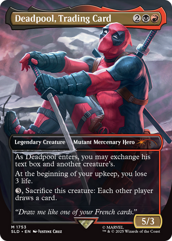 Deadpool, Trading Card [Secret Lair Drop Series] - The Mythic Store | 24h Order Processing