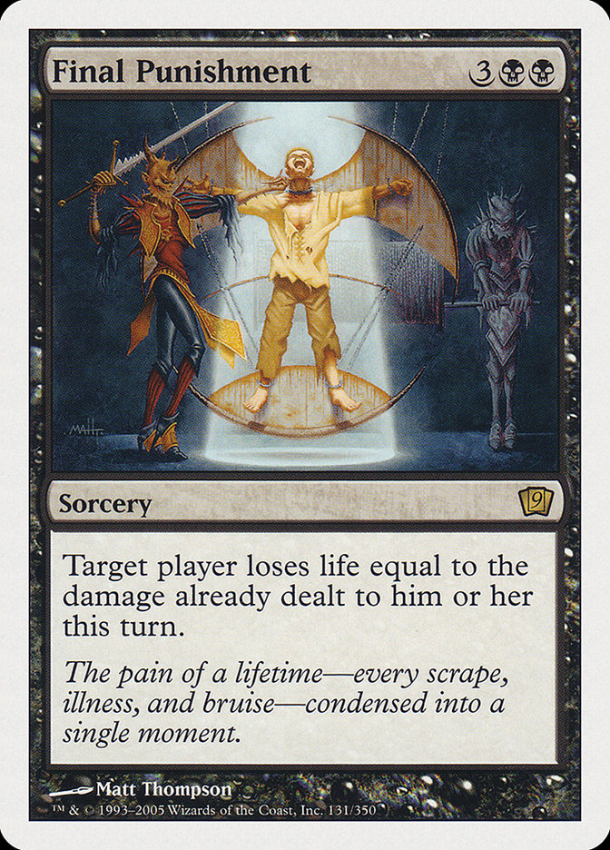 Final Punishment [Ninth Edition] - The Mythic Store | 24h Order Processing