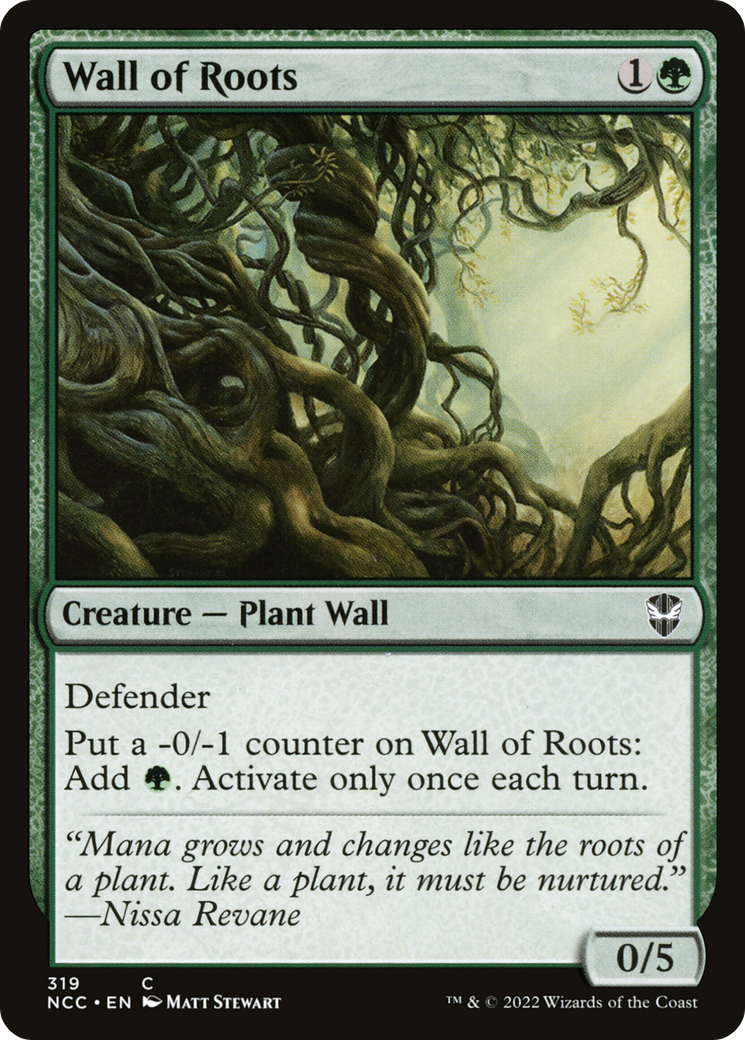 Wall of Roots [Streets of New Capenna Commander] - The Mythic Store | 24h Order Processing
