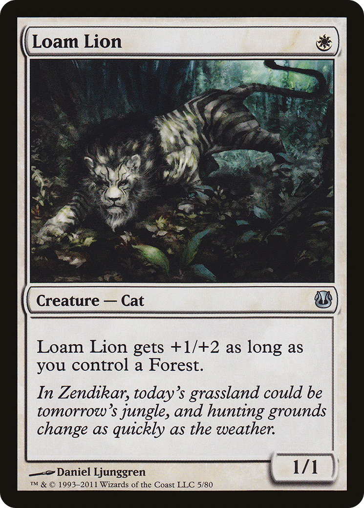 Loam Lion [Duel Decks: Ajani vs. Nicol Bolas] - The Mythic Store | 24h Order Processing