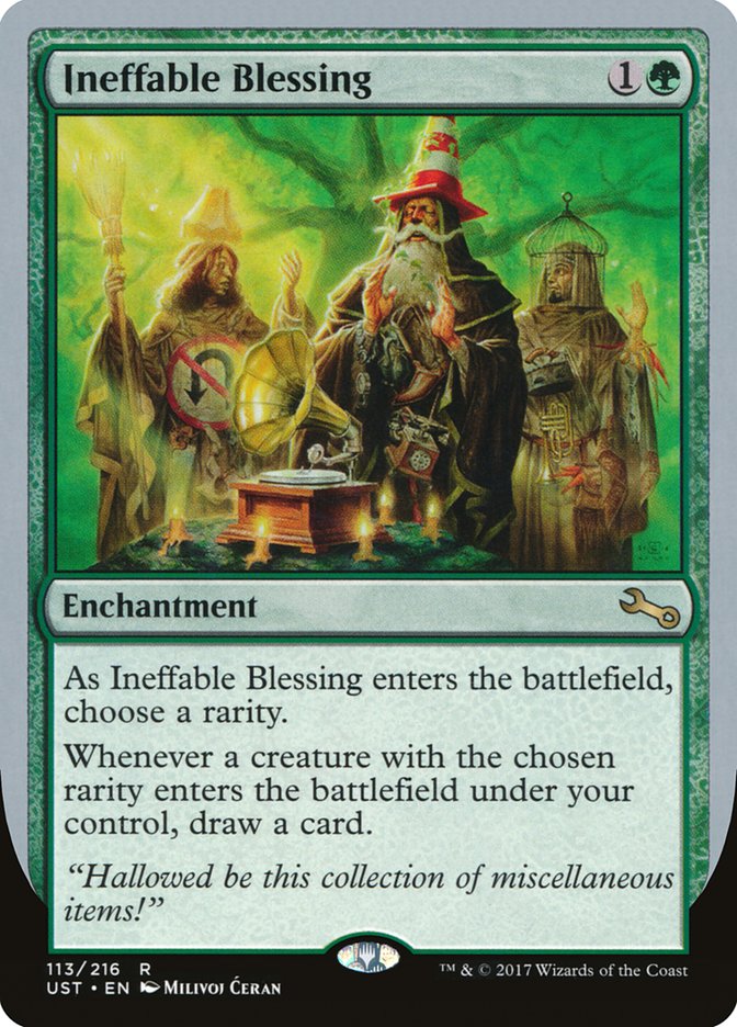 Ineffable Blessing ("choose a rarity") [Unstable] - The Mythic Store | 24h Order Processing