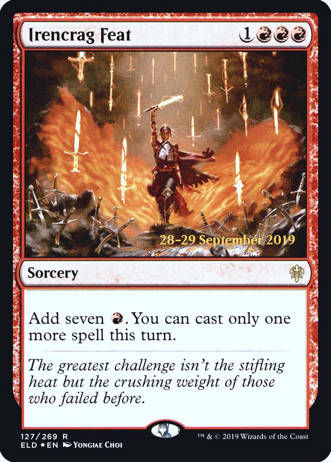 Irencrag Feat [Throne of Eldraine Prerelease Promos] - The Mythic Store | 24h Order Processing