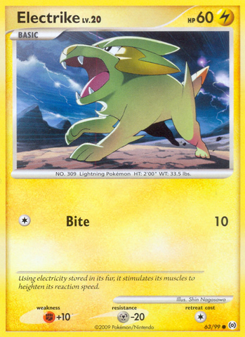 Electrike (63/99) [Platinum: Arceus] - The Mythic Store | 24h Order Processing
