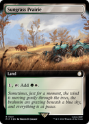 Sungrass Prairie (Extended Art) (Surge Foil) [Fallout] - The Mythic Store | 24h Order Processing