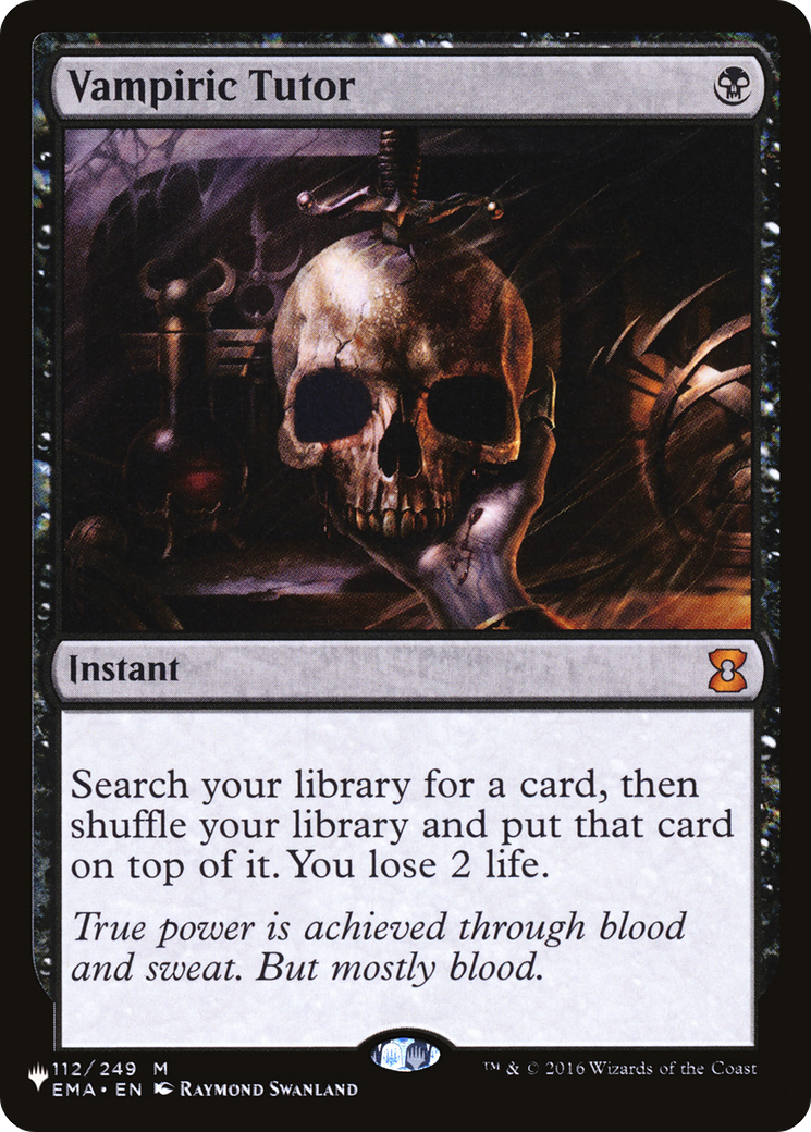 Vampiric Tutor [The List] - The Mythic Store | 24h Order Processing