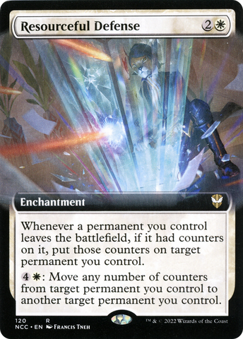 Resourceful Defense (Extended Art) [Streets of New Capenna Commander] - The Mythic Store | 24h Order Processing
