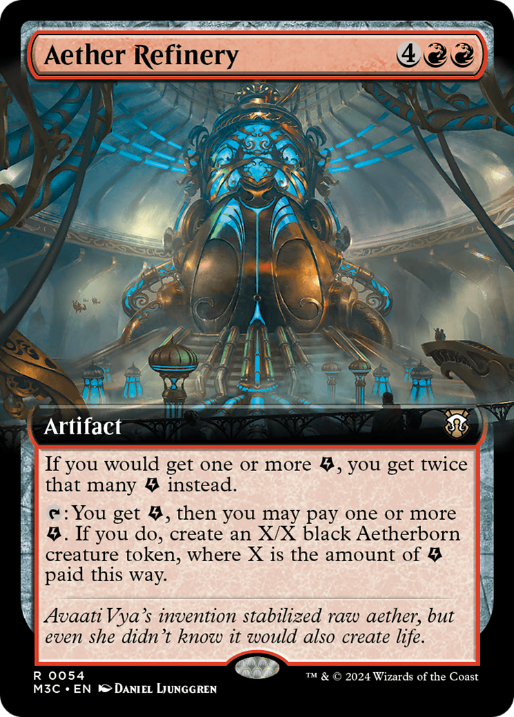 Aether Refinery (Extended Art) [Modern Horizons 3 Commander] - The Mythic Store | 24h Order Processing