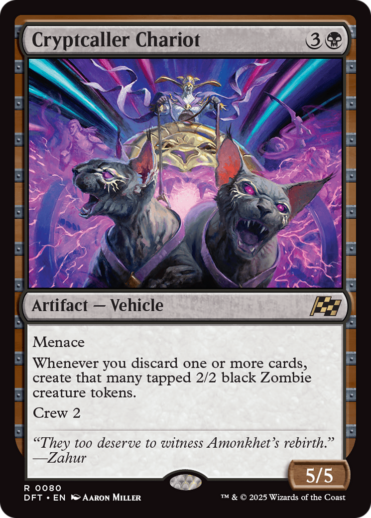 Cryptcaller Chariot [Aetherdrift] - The Mythic Store | 24h Order Processing