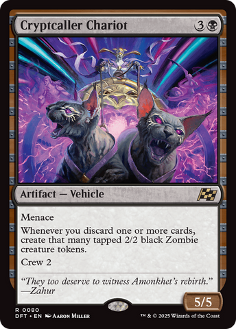 Cryptcaller Chariot [Aetherdrift] - The Mythic Store | 24h Order Processing
