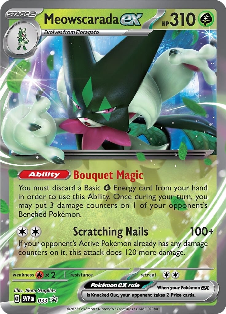 Meowscarada ex (033) [Scarlet & Violet: Black Star Promos] - The Mythic Store | 24h Order Processing