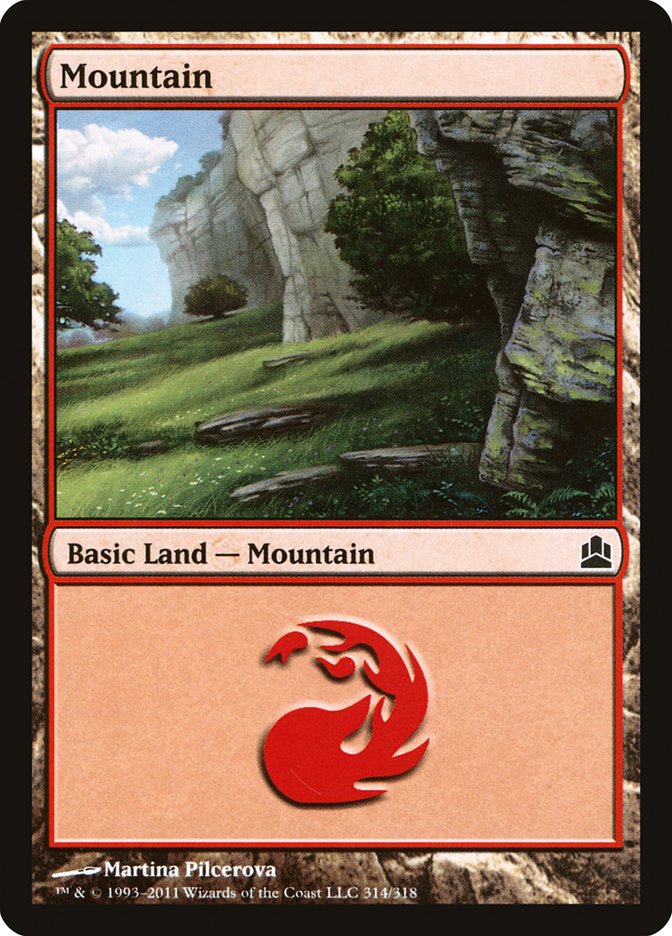 Mountain (314) [Commander 2011] - The Mythic Store | 24h Order Processing