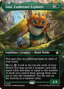 Loot, Exuberant Explorer (Borderless) (Mana Foil) [Foundations] - The Mythic Store | 24h Order Processing