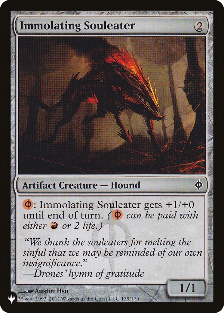 Immolating Souleater [The List] - The Mythic Store | 24h Order Processing